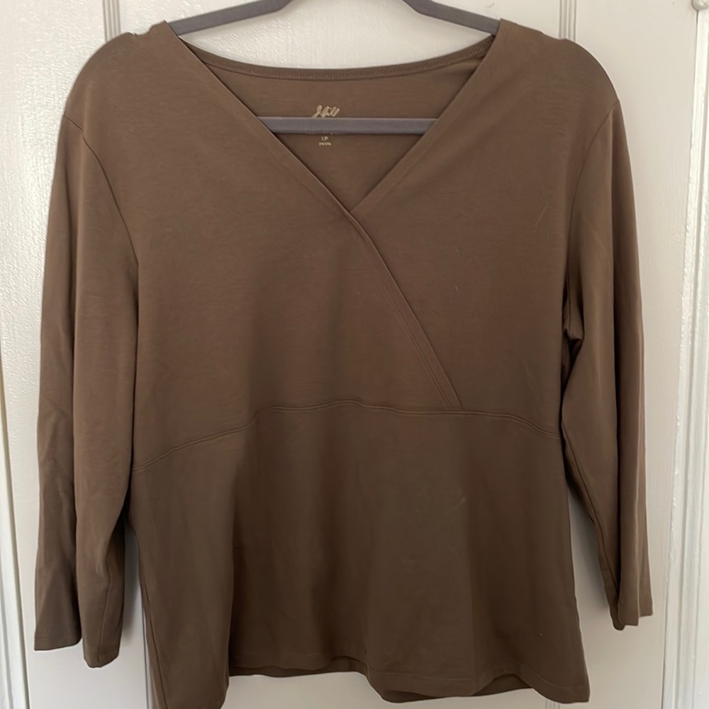 Brown J Jill top